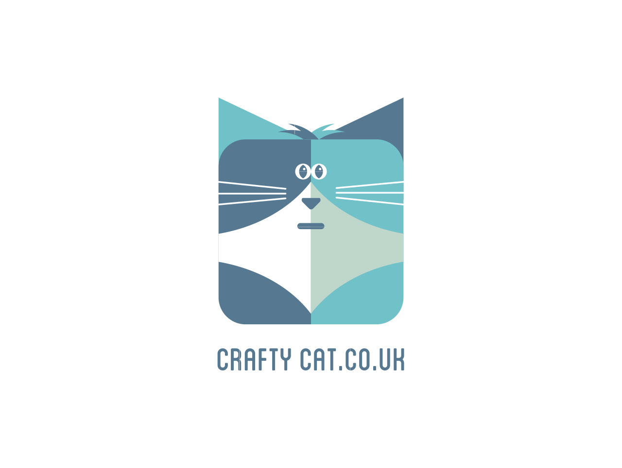 Crafty Cat feline behaviour logo design