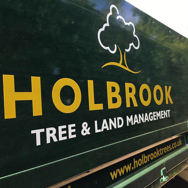 holbrook trees logo truck 
