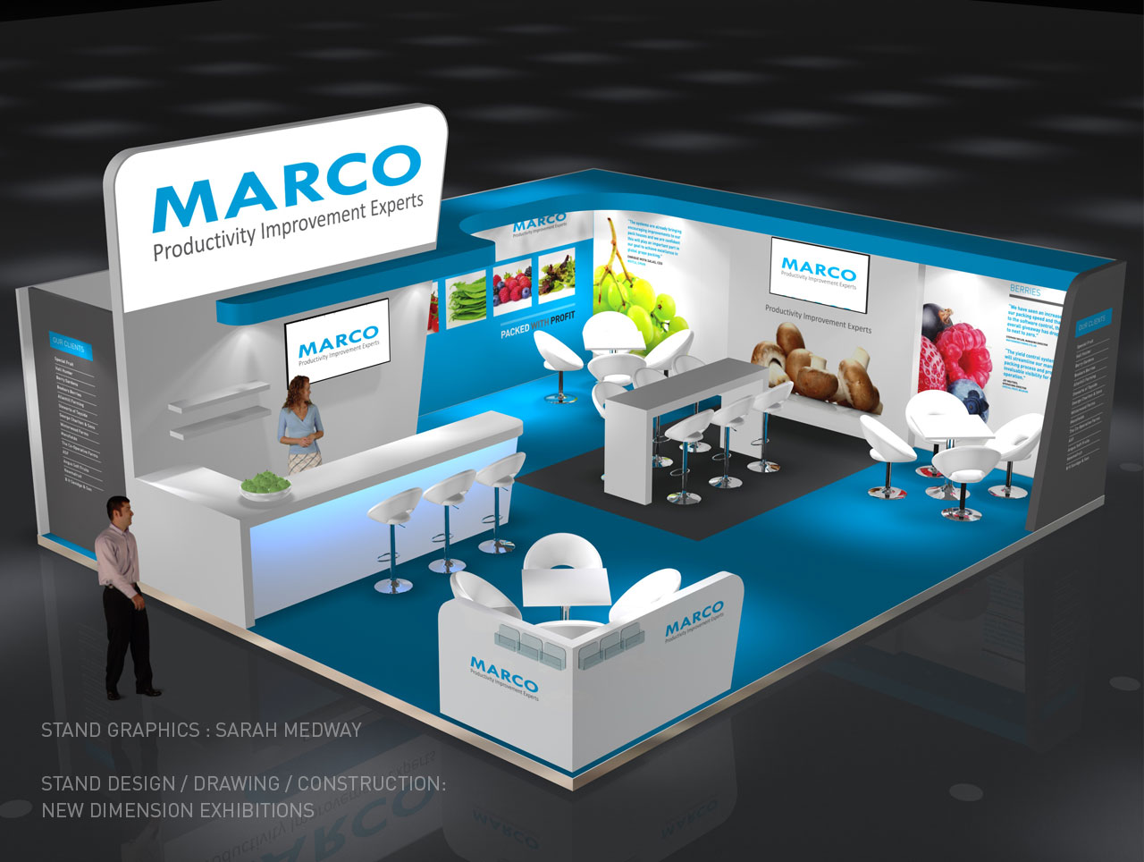 exhibition stand graphics