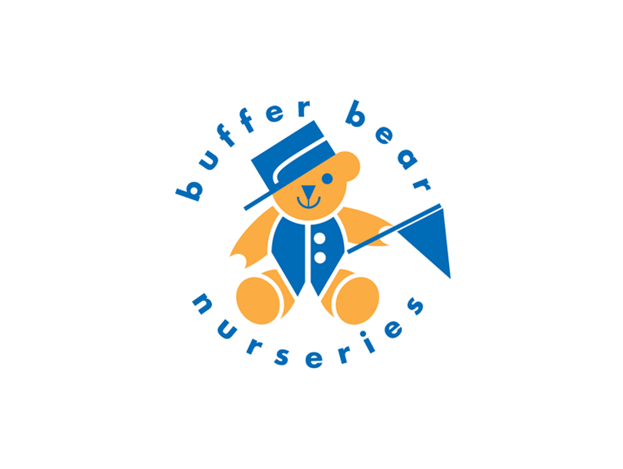 Buffer Bear Nurseries logo design
