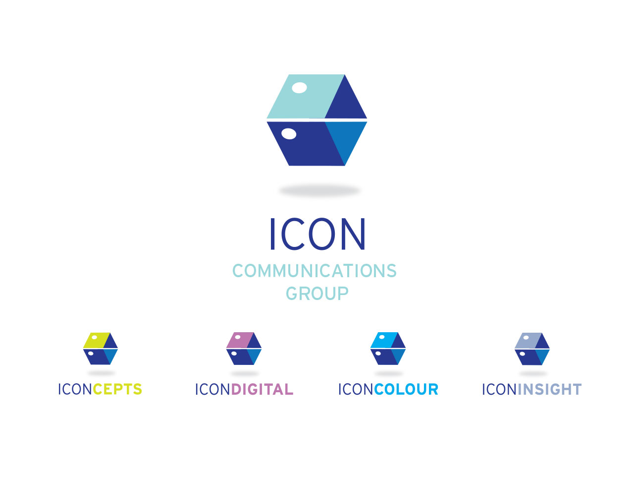 Icon Communications identity design