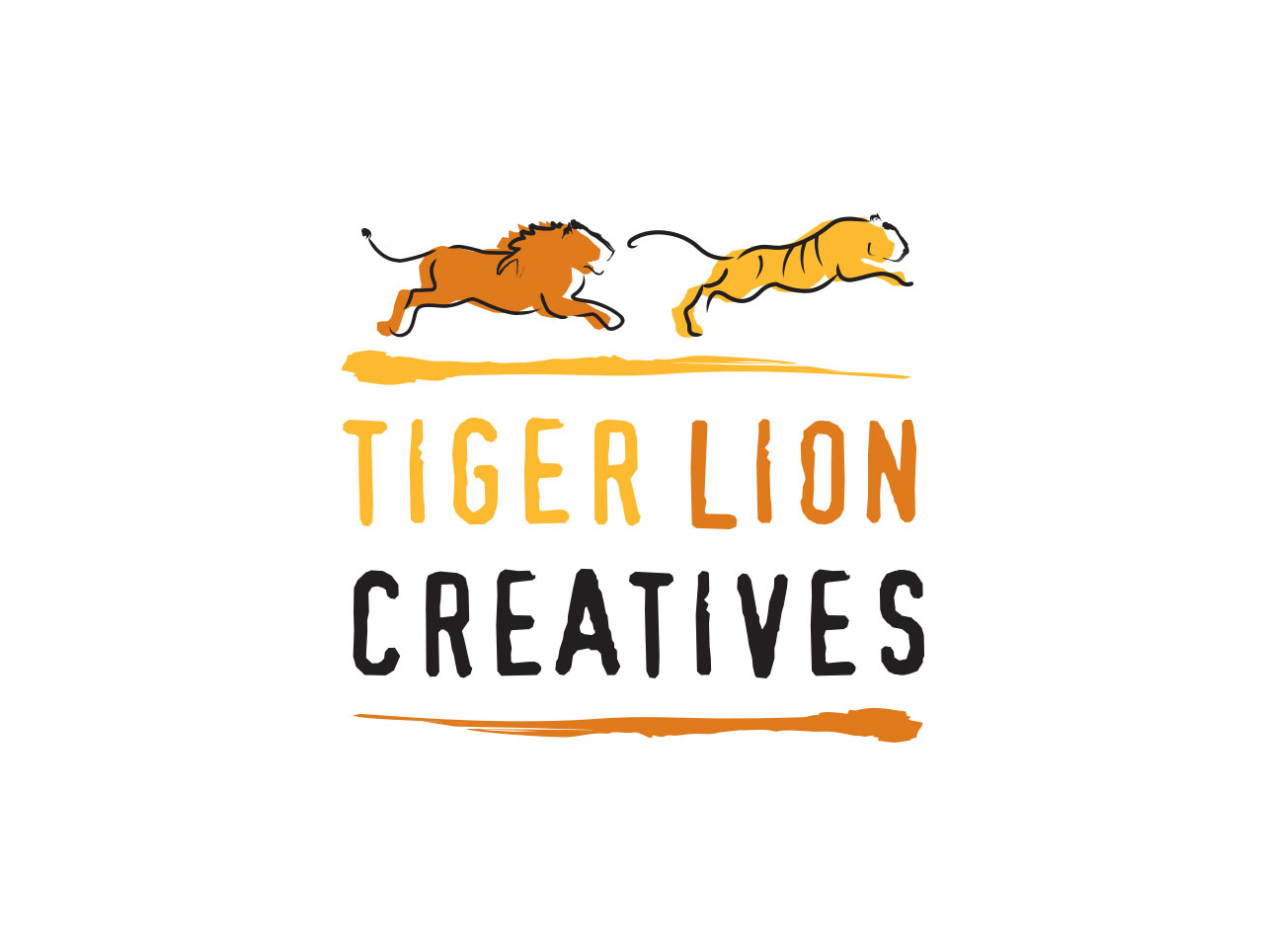 Tiger Lion Creatives logo design